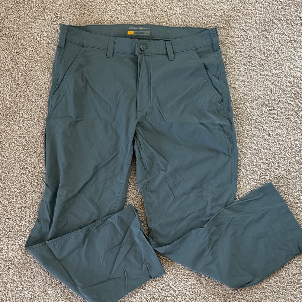 Eddie Bauer Men's Travex Slate Blue Performance Pants